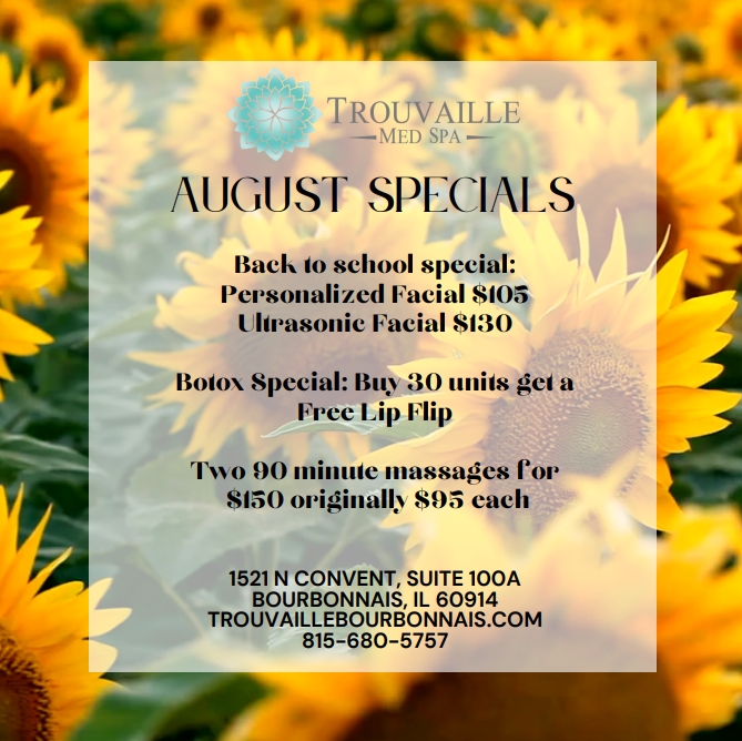 Special in Bourbonnais, IL Trouvaille Med Spa Bourbonnais