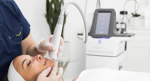 Modern med spa room in Grant Park, IL, prepared for client treatments]