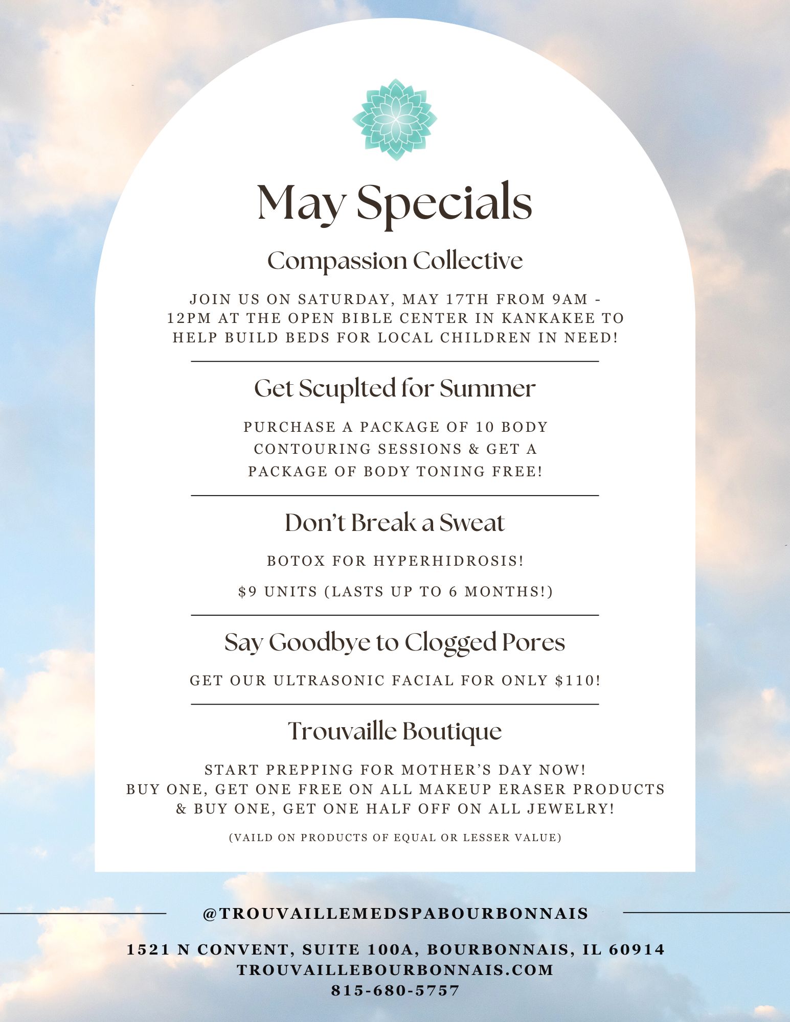 May 2025 Specials